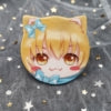 58*58mm cat shape pin button Parts for Badge Maker Machine can do Crafts