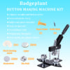 37mm 1-1/2 Inch round button maker machine + 500pcs free button parts +adjustable circle cutter