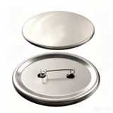 67×43mm(2.6×1.7'') Oval Badge Set