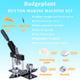 75mm 3 Inch button maker machine + 500pcs free button parts + adjustable circle cutter
