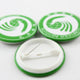 PP800 Pneumatic multi die heads machine for making badges/fridge magnets