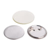 58mm round badge moulds set for PP800 Pneumatic multi die heads machine