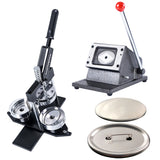 67*43mm oval shape button maker machine + graphic punch + 1000pcs button supplies