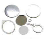 58mm(2.3'') ROUND SUPPLIES FOR 1000 MIRROR BADGE KEYCHAINS
