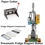 PP500 Pneumatic Magnet making machine with 170*50 mm mold ,cutter and 1000 pcs magnet components
