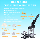 37mm 1-1/2 Inch round button maker machine + 500pcs free button parts +adjustable circle cutter