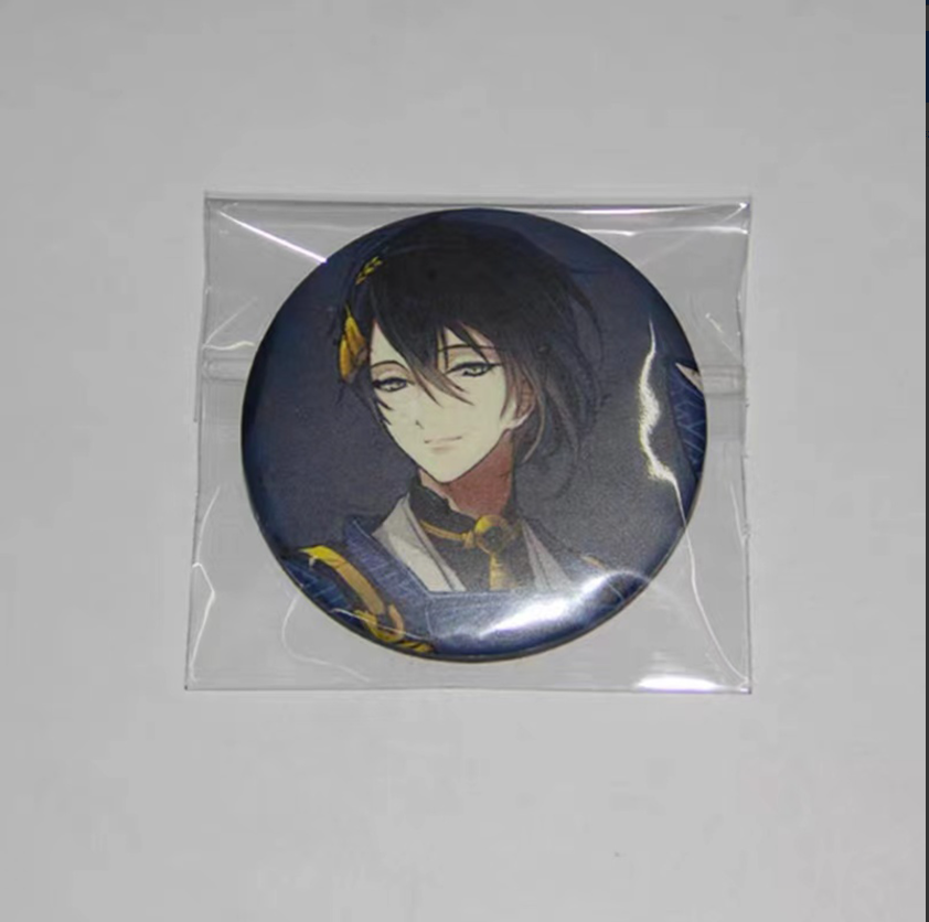 2021 universal transparent button and badge pack bagging on hot sale