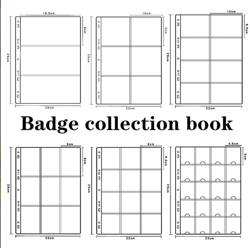 2021 hot selling convenient single package badge collection book