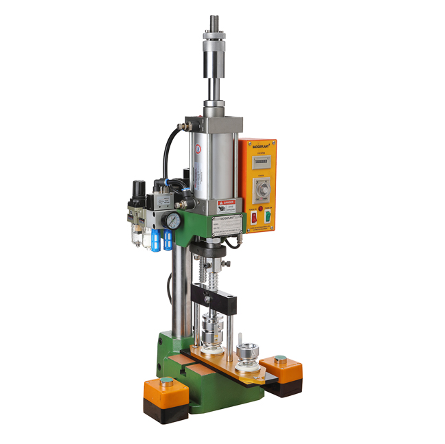 PP300 Pneumatic Magnet button making machine with 32mm mold