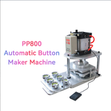 PP800 Pneumatic multi die heads machine for making badges/fridge magnets
