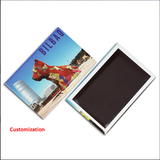 PP800 Pneumatic multi die heads machine for making badges/fridge magnets