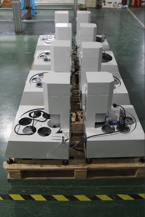 PPX Electric Automatic Button Making Machine.High speed, high volume production in 30 different sizes.