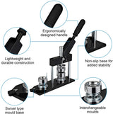 58*58mm small cat face shape button maker machine + graphic punch + 1000pcs button supplies