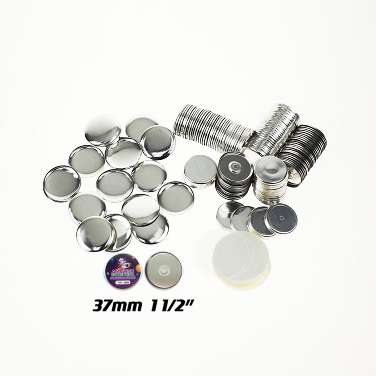 37mm 1-1/2 Inch round magnet button supplies set
