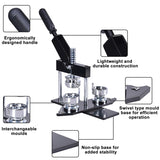 37mm 1-1/2 Inch round button maker machine + 500pcs free button parts +adjustable circle cutter
