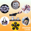 37mm 1-1/2 Inch round button maker machine + 500pcs free button parts +adjustable circle cutter