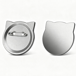 58×55mm(2.3×2.2'') CAT FACE SHAPE SUPPLIES FOR 100 BADGES