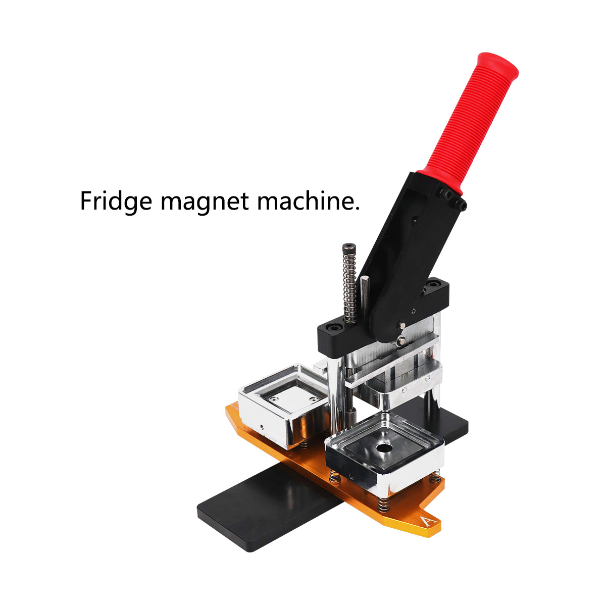63.5*63.5mm Square Magnet button machine complete set