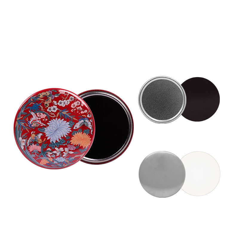 56mm Button Making Kit includes 1 Button Maker Machine+ 1 stand cutter+ 100 spring pin Button Making Supplies.