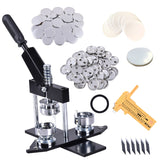 50mm 2 Inch button maker machine + 500pcs free button parts + adjustable circle cutter