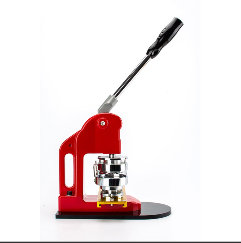 75MM 3 Inch round interchangeable moulds manual button machine + 500pcs button parts