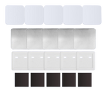 50×50mm(2×2'') Square White Plastic Magnet Set