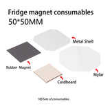 50*50mm 2*2inch Square Magnet button machine complete set