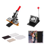80*53mm Rectangle Magnet button machine complete set