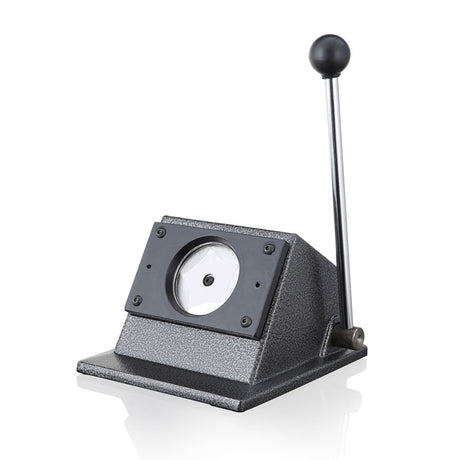 56mm Button Making Kit includes 1 Button Maker Machine+ 1 stand cutter+ 100 spring pin Button Making Supplies.