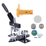 56mm 2-1/5 Inch round button maker machine + 500pcs free magnet parts + circle cutter
