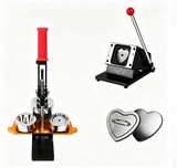 57×53mm(2.2×2.1'') Heart Badge Set