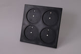 58mm Round Fridge Magnet Photo Frame, Multi-Slot Picture Display Stand, Home Decor Ornament