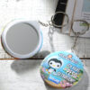 58mm 2-1/4 Inch Round button making mold with plastic base
