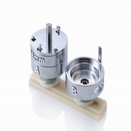 58mm 2-1/4 Inch Round button making mold with plastic base