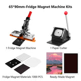 65*90mm Rectangle Magnet button machine complete set