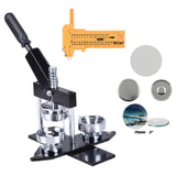 75mm 3 Inch round button maker machine + 500pcs free magnet parts + circle cutter