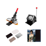 75*120mm Rectangle Magnet maker machine + Graphic punch + 1000 Magnet supplies