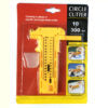 Adjustable plastic paper cutter