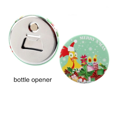 2021 custom souvenirs round 58mm 2-1/4 Inch button badge beer fridge magnet bottle opener