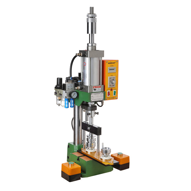 PP300 Pneumatic Magnet button making machine with 32mm mold