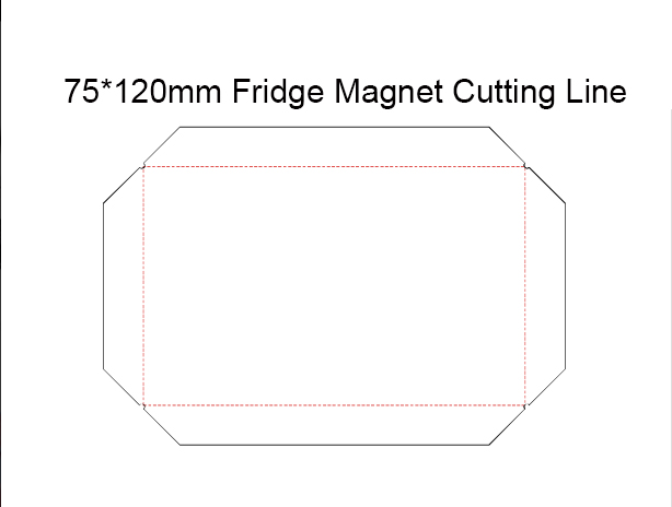 75*120mm Tin Rectangle Fridge Magnet Making Machine + Paper Cutter + 1000pcs Fridge Magnet Materials