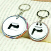 58mm 2-1/4 Inch Factory wholesale custom button bottle opener with keychain