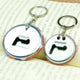 58mm 2-1/4 Inch Factory wholesale custom button bottle opener with keychain
