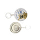58mm 2-1/4 Inch Factory wholesale custom button bottle opener with keychain