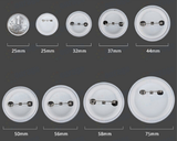75MM 3 Inch round interchangeable moulds manual button machine + 500pcs button parts
