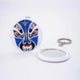 58mm 2-1/4 Inch round Custom Mirror Type Keychain