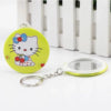 58mm 2-1/4 Inch round Custom Mirror Type Keychain