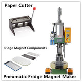 PP500 Pneumatic Magnet making machine with 115*40 mm mold ,cutter and 1000 pcs magnet components