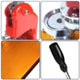 44MM 1-3/4 Inch round interchangeable moulds manual button machine + 500pcs button parts